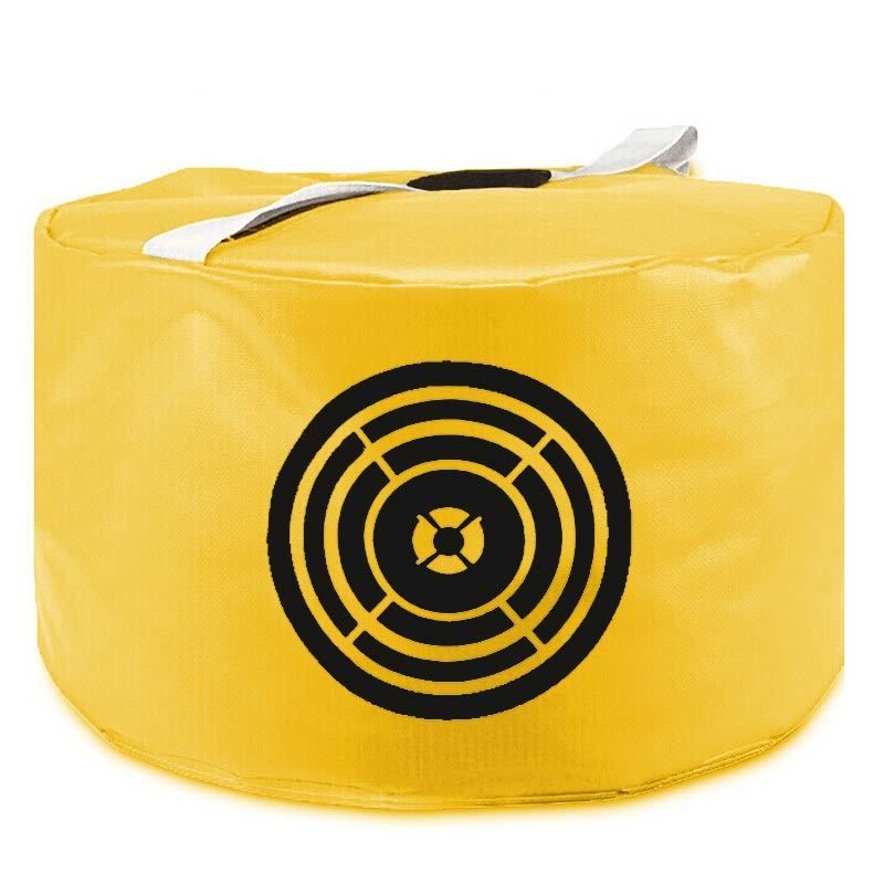 Inflatable golf swing training bag
